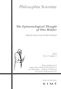 Philosophia Scientiae, v. 17, cahier 01